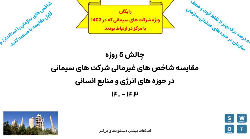 عکس چالش صنعت سیمان