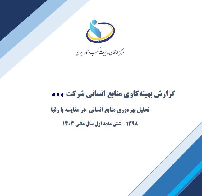 گزارش بهینه کاوی بهره وری